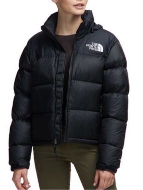 North Face XS Black Goose Down Puffer Jacket Nuptse 700-fill Vintage Fall 2006